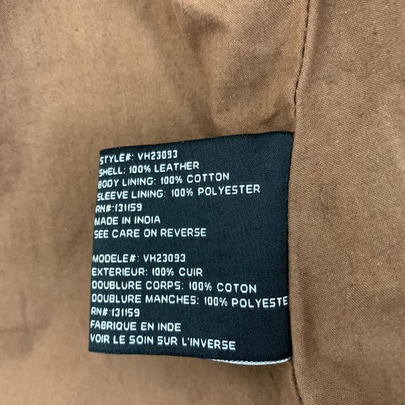 Velvet Heart 100% Leather Quilt Trim Jacket - Picture 6 of 7